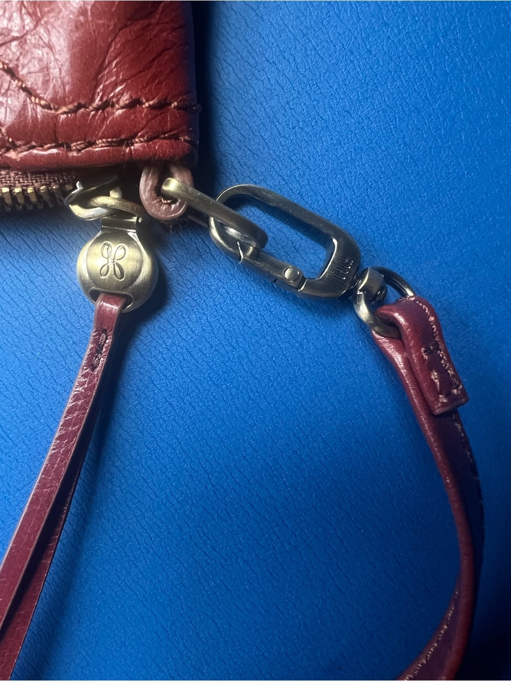 HOBO Red Leather Wristlet Clutch - Picture 8 of 10